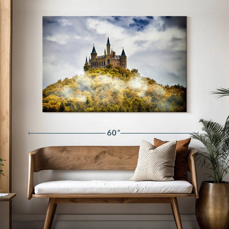 Lilie Hohenzollern Castle, 34" H x 51" W