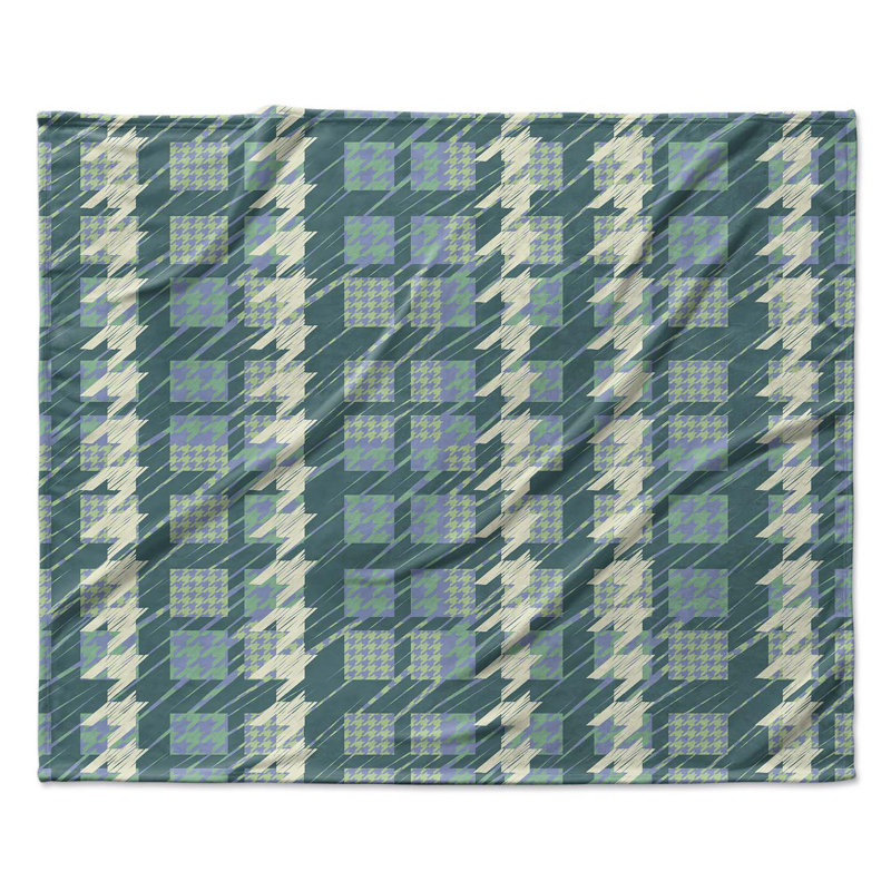 Green Tones Flannel Comforter, Daybed Comforter