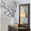 Miroir de paysage, aucun assemblage requis, finition Buckeye rustique