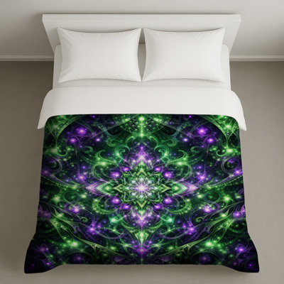 Housses de couette complexes en vert Mandala