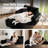 Chaise Lounge Chair Indoor,  64" Oversized Sleeper Chair With Wood Frame, Upholstered Sofa Bed For Living Room, Movie Room, Bedroom With 4 Storage Pockets& 2 Cup Holders(plush Corduroy, Black)-121727146
