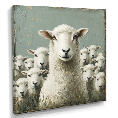 Portrait de famille des moutons, Despres Minimalisme