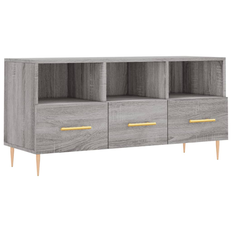 Stauton TV Stand for TVs up to 43", Grey Sonoma