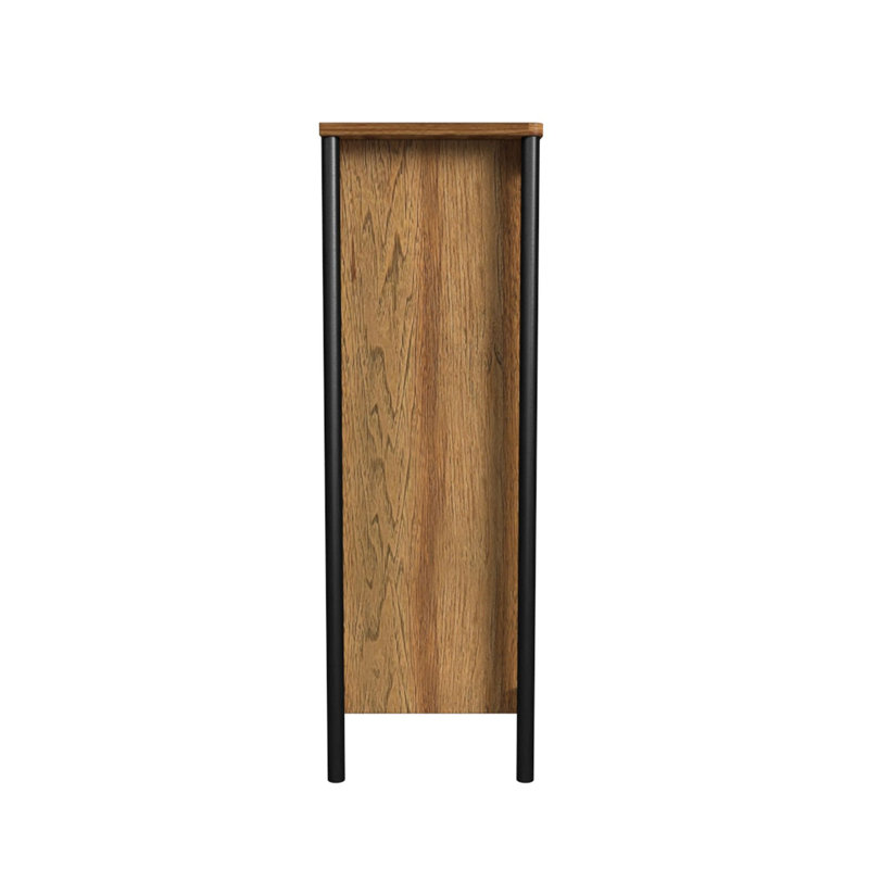 Commode 5 tiroirs Mack, hickory