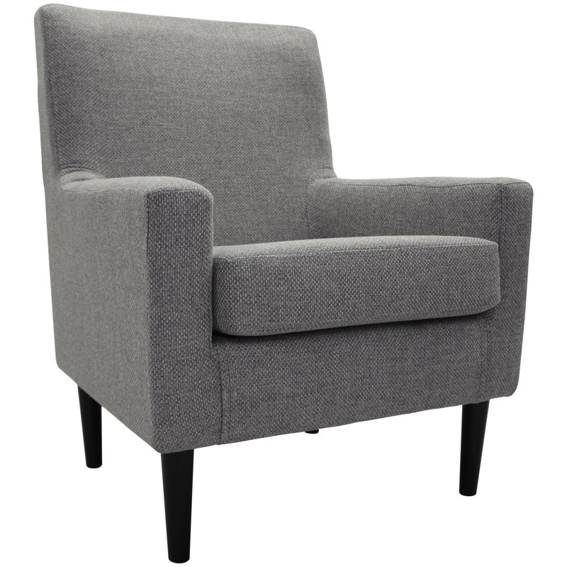 Donham Upholstered Armchair, Light Gray