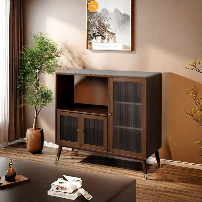 Buffet Modern Minimalist, Noyer