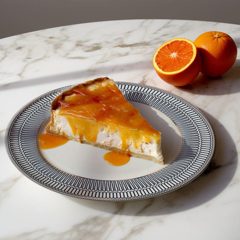 Ensemble de 4 assiettes en porcelaine tendre Victoria