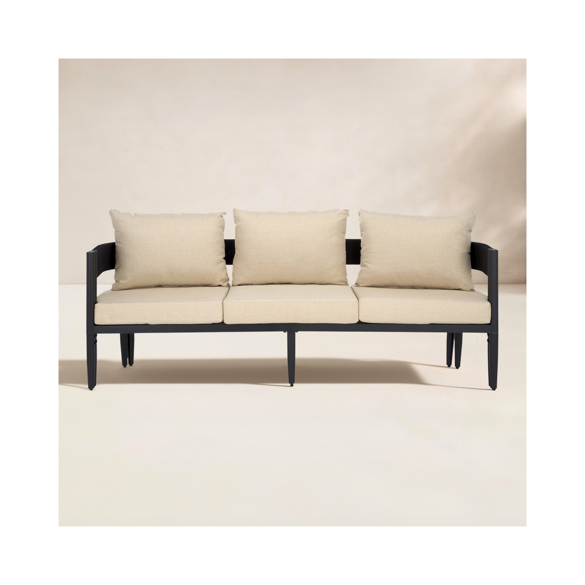 Viola 3 Seater Sofa, Taupe
