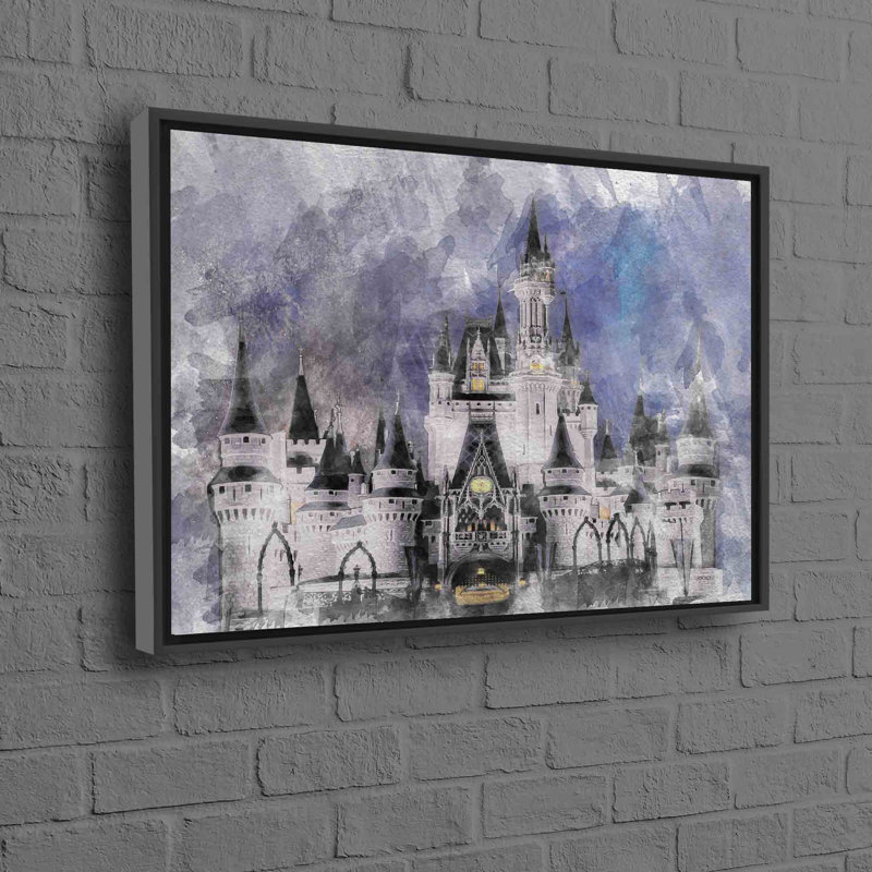 Print on Canvas, Framed Print without Mat, 20 cm H x 30 cm W, Black
