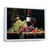 White Floater Framed