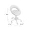 Tabouret de laboratoire à hauteur ajustable avec roues Arowyn