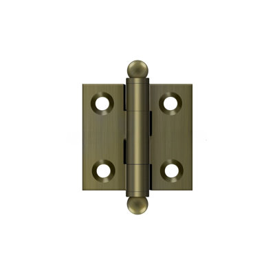 Deltana CH1515U3 1-1/2" x 1-1/2" Hinge, w/ Ball Tips in Polished Brass Pair