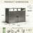 Metal Outdoor Garbage Bin Shed Stores Two Trash Cans With Ventilation, Lockable Doors, And Rust-Resistant Galvanized Steel Construction.-121444611
