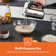 GEEPAS Electric Hand Mixer Electric Whisk with Storage Base 5-Speed