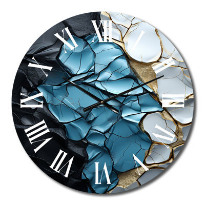 Horloge murale Turquoise