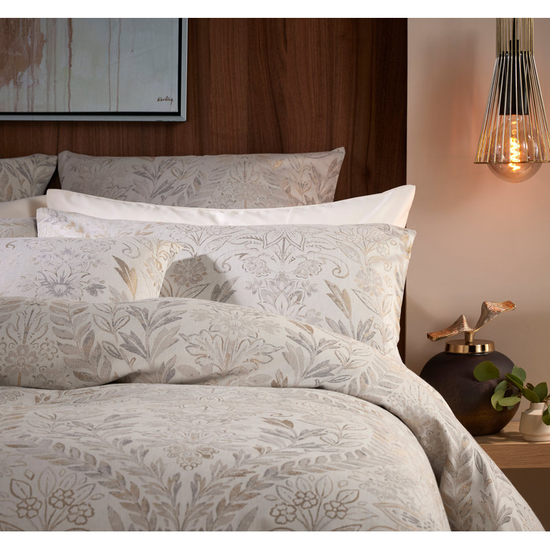 Alegandra Floral Duvet Cover Set with Pillowcases Included, Double - 2 Standard Pillowcases