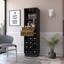 Armoire de bar 1 tablette 12 tiroirs Wengue And Walnut