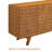 Sapa Mid-Century Modern Solid Wood Sideboard – 4-Door Accent Buffet Cabinet with Carved Geometric Fronts, for Living Room, Dining Room, or Entryway, Effortless Assembly-1953281711