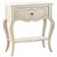 Table de chevet et tablette Pearl White