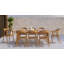 Merle 86'' Rectangular 6 - Person Outdoor Dining Set