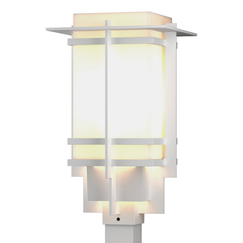 Tourou Frosted Lantern Head, 14.2" H x 8.2" W x 8.2" D