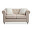 Causeuse élégante beige avec touche moderne-1847327228