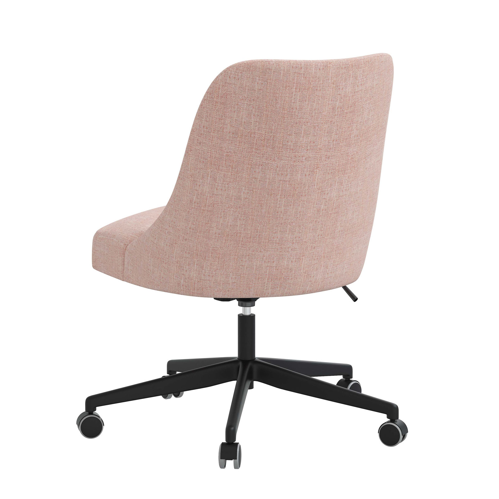 Acosta Office Chair, Zuma Rosequartz Textured Linen
