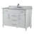 48” Single Vanity Set With White Carrara Marble Top and Mirror-496726716