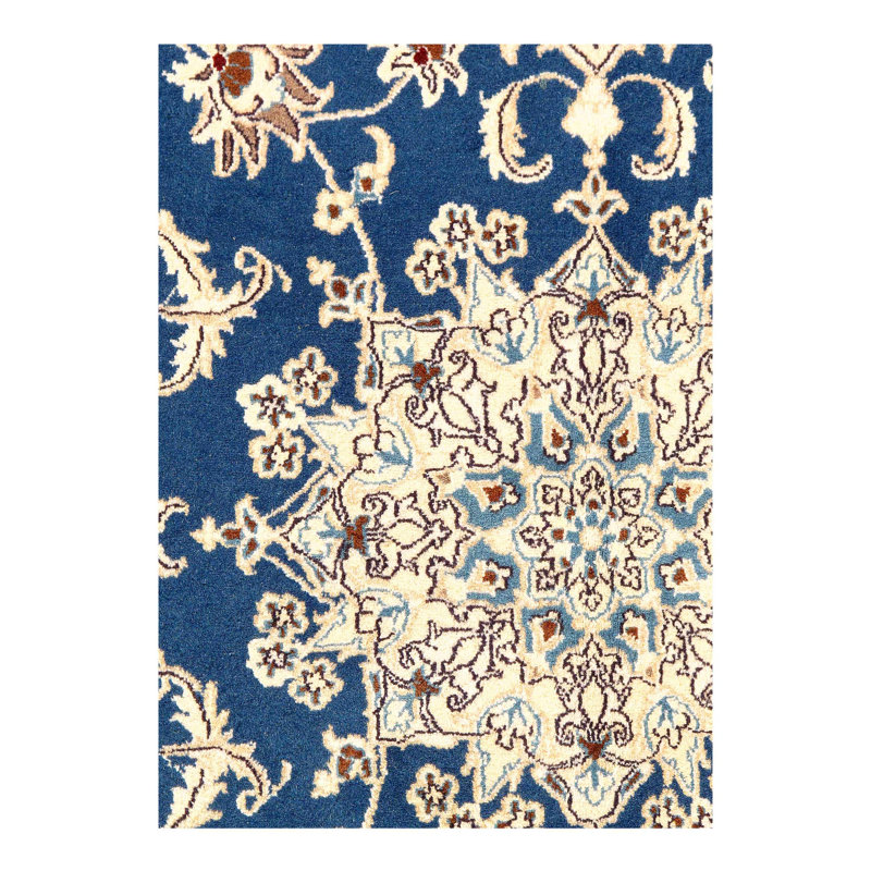 Oriental Area Rug in Light Blue