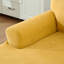 Canapé inclinable moderne en tissu de chenille moderne avec méridienne simple en bois avec dossier confortable et accoudoirs Poches latérales de rangement convenant au bureau-954559503