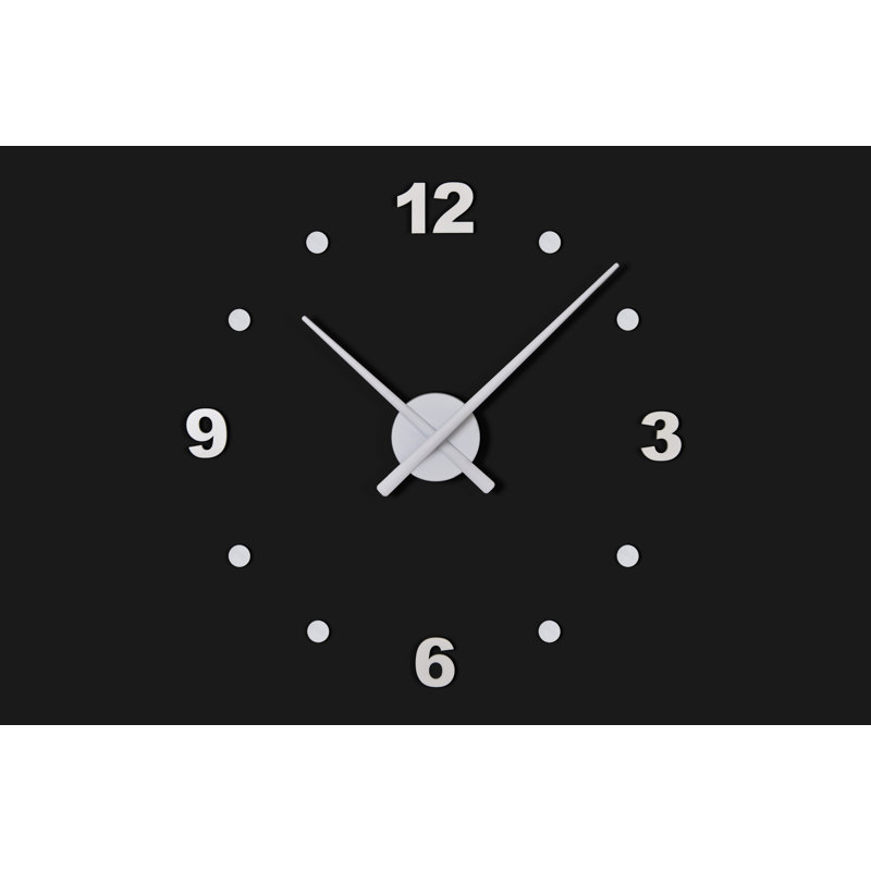 OJ Analog Clock, Medium, Blanco