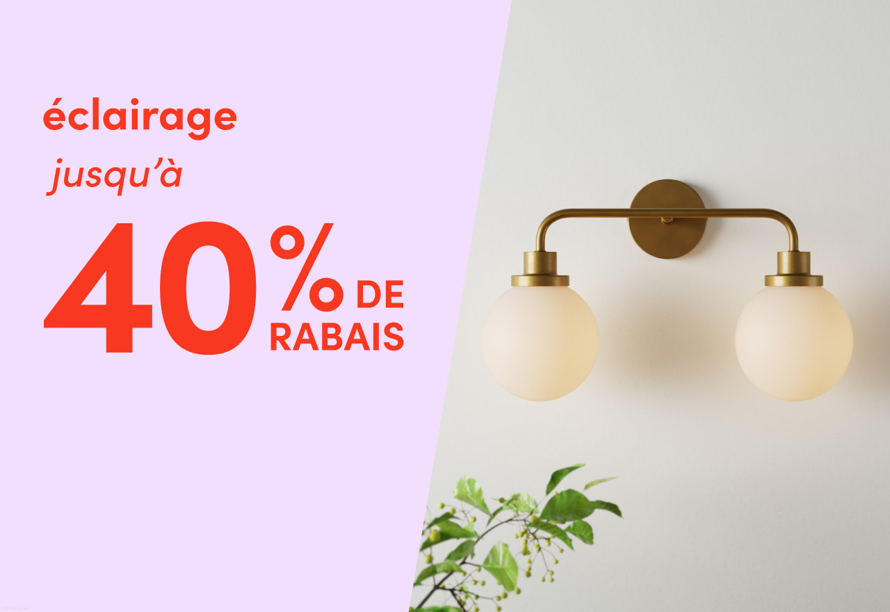 éclairage en solde