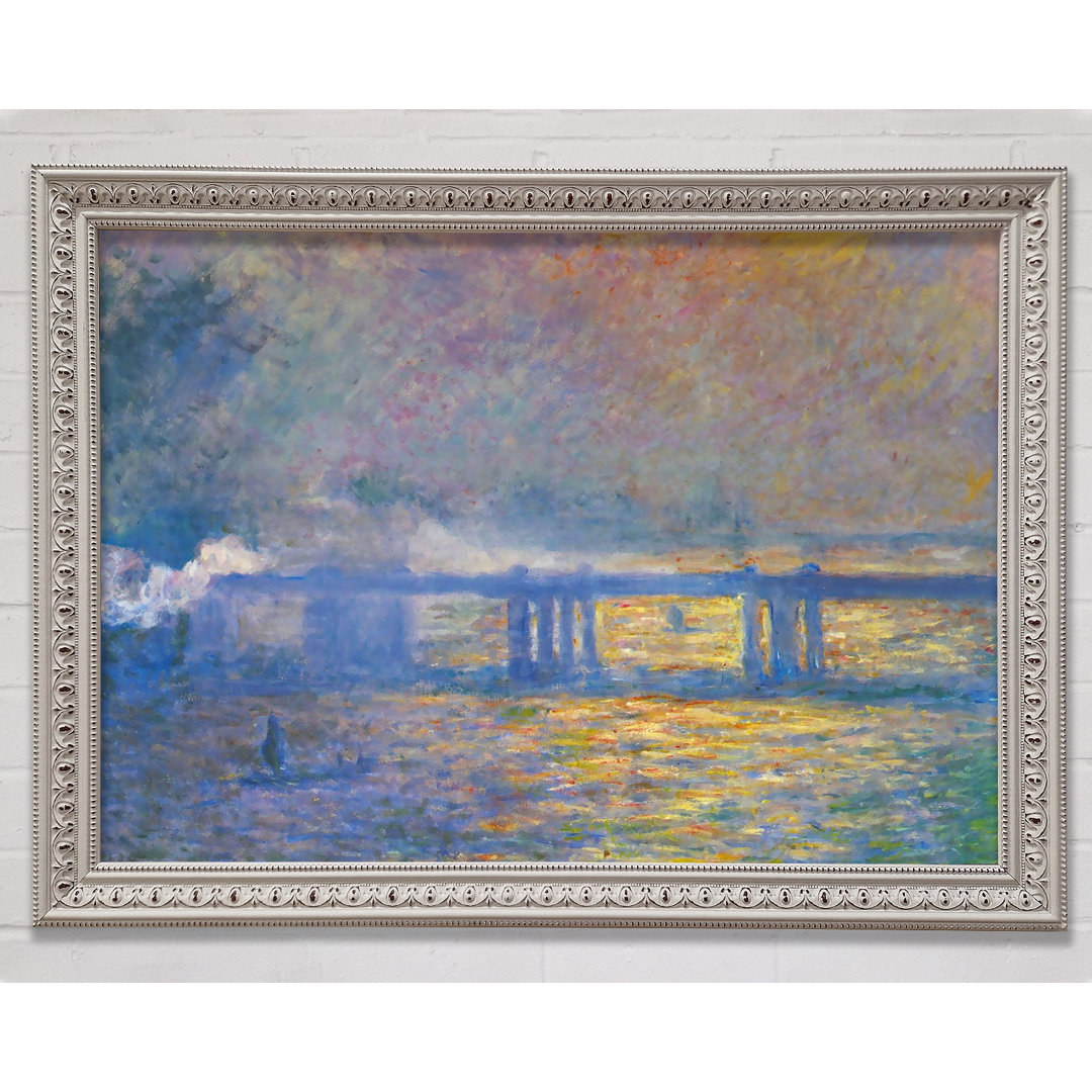 Charing Cross Bridge von Claude Monet - Einzelne Bilderrahmen Kunstdrucke