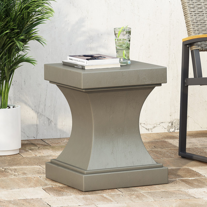 Table de bout tambour, Gris clair