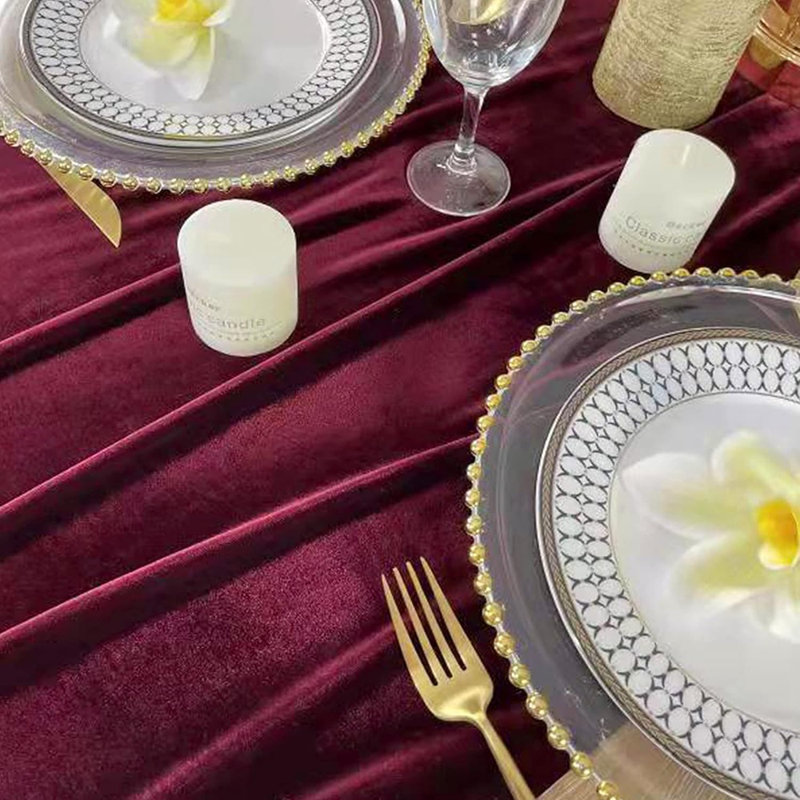 Table Runner Long Burgundy Wedding Table Runners...