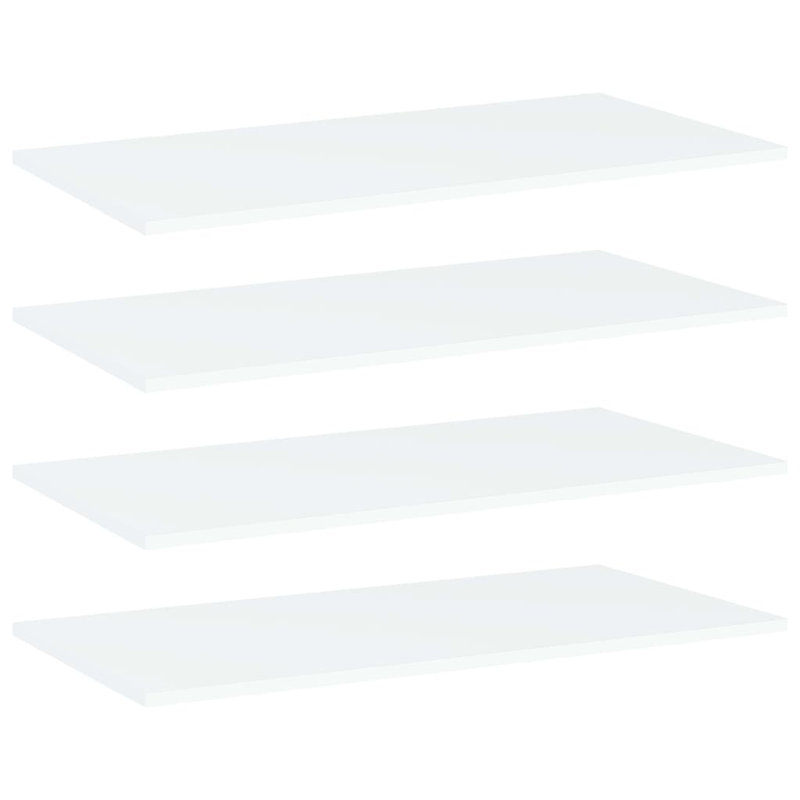 Dellar 1.5cm H x 80cm W Floating Bookcase, White, 1.5cm H x 80cm W x 40cm D