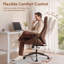 Fauteuil de direction rétro en similicuir avec inclinaison à 3 positions-1494473336