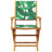 2 - Person Wood Patio Dining Set with Square Table