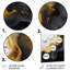 Or et marbre noir Essence III - décoration murale en marbre-235605229