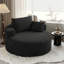 Méridienne ronde surdimensionnée de 50 po pour l'intérieur, fauteuil rembourré moderne Cloud avec siège profond, aucun assemblage requis, canapé-lit moelleux et confortable pour la lecture, le salon, la chambre à coucher-1489630269