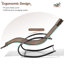 Chaise longue d'extérieur en métal Tyshika-1108327183