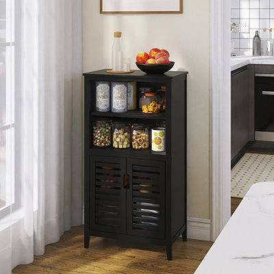 Vallie Bamboo Freestanding Bathroom Cabinet