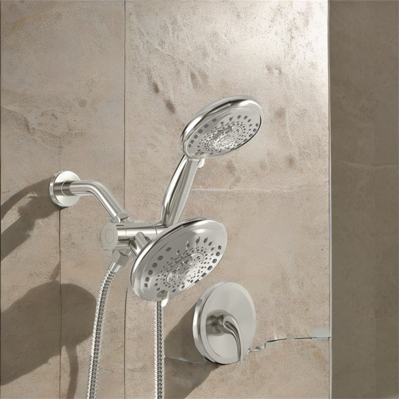 Complete Shower System, Brushed Nickel