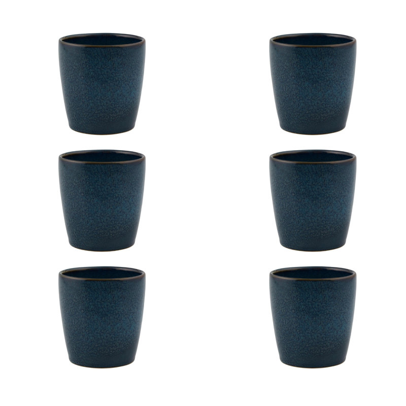 Gemstone Lapis Lazuli Stoneware Teacup
