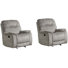 Karliyah 40" Upholstered Manual Glider Recliner with Pillow Top Arms
