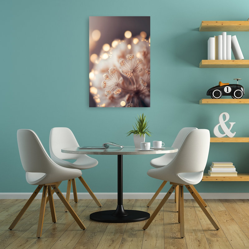 Impression sur toile pissenlit rêve contemporain délicat fleur de rêve, H 36 po x l 24 po