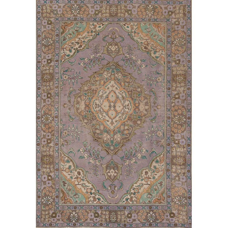 Tapis traditionnel lilas 6 x 9