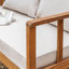 Daphne Wooden Garden Sofa Set - Natural-191012208