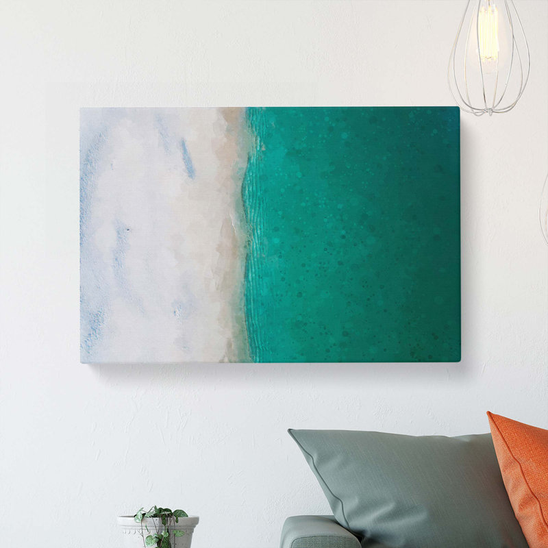 Sandy Beach - Wrapped Canvas, 35cm H x 50cm W x 3cm D