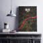 Nanjing (chinois traditionnel), impression de carte de la ville en contraste-302714196